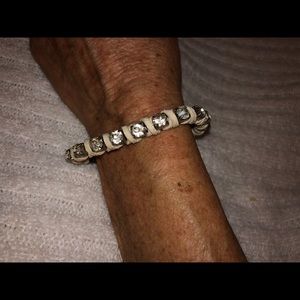 Rhinestone Suede bracelet